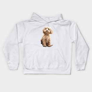 Cockapoo Cavoodle Labradoodle Cute Puppy Dog- Poodle x Kids Hoodie